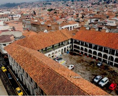 Antigua Unidad Educativa Febres Cordero, Cuenca, Región Sierra. Fotografía: Autor, 2020.