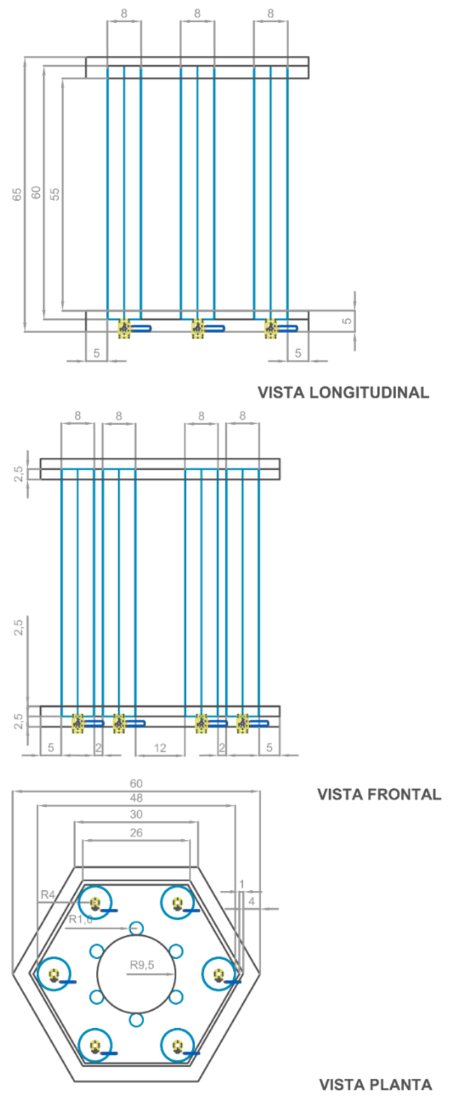 Fotobiorreactor discontinuo. Fuente: Autoría propia