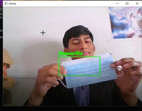 Test de reconocimiento de mascarilla