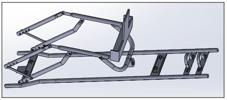 Barras de soporte y estructura base