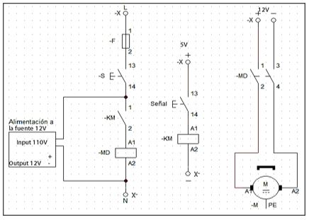 Diagrama de conexión eléctrica