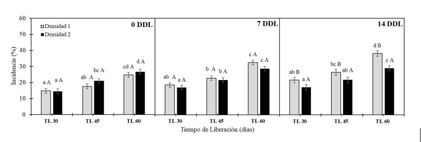 Escala Porcentaje de Incidencia de S.
					frugiperda en plantas de maíz
