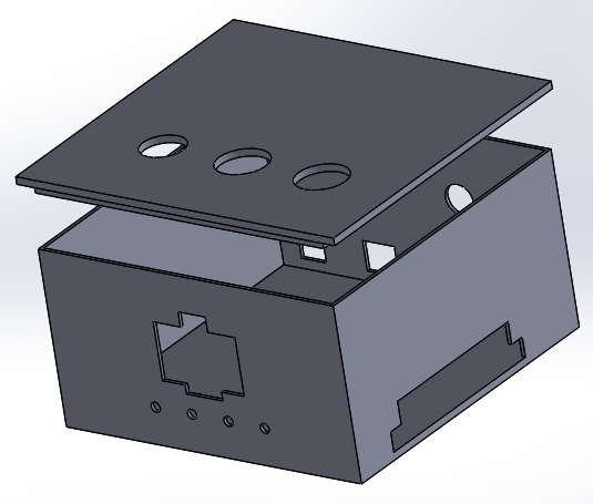 Carcasa del prototipo implementado