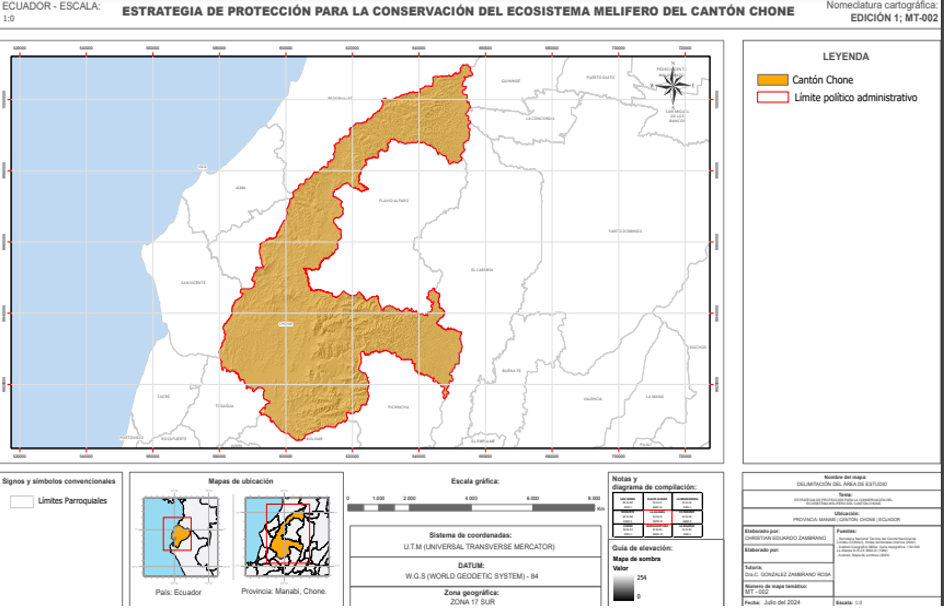 Ubicación Geográfica del RVSMCP y Tarqui.