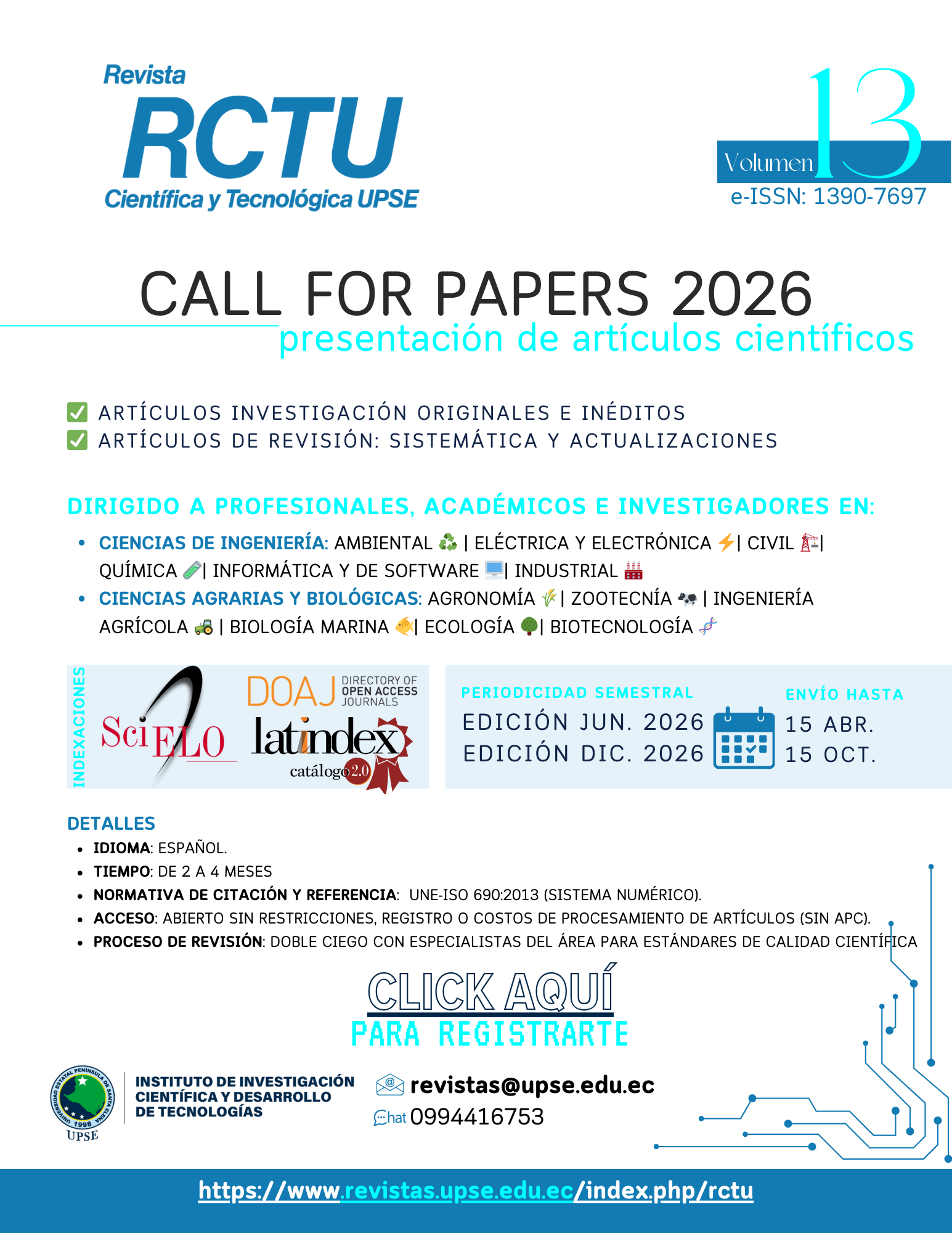 Convocatoria CTU 2026